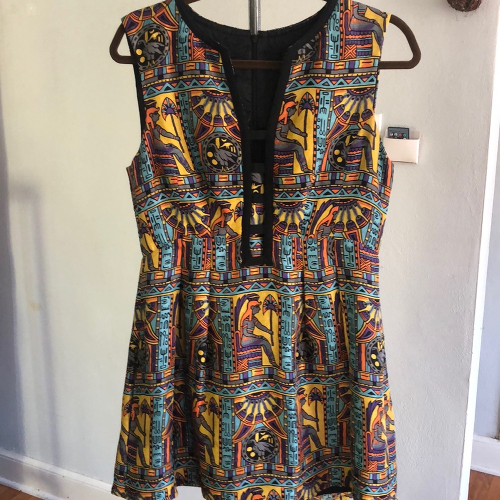 Silk linen Egyptian dress